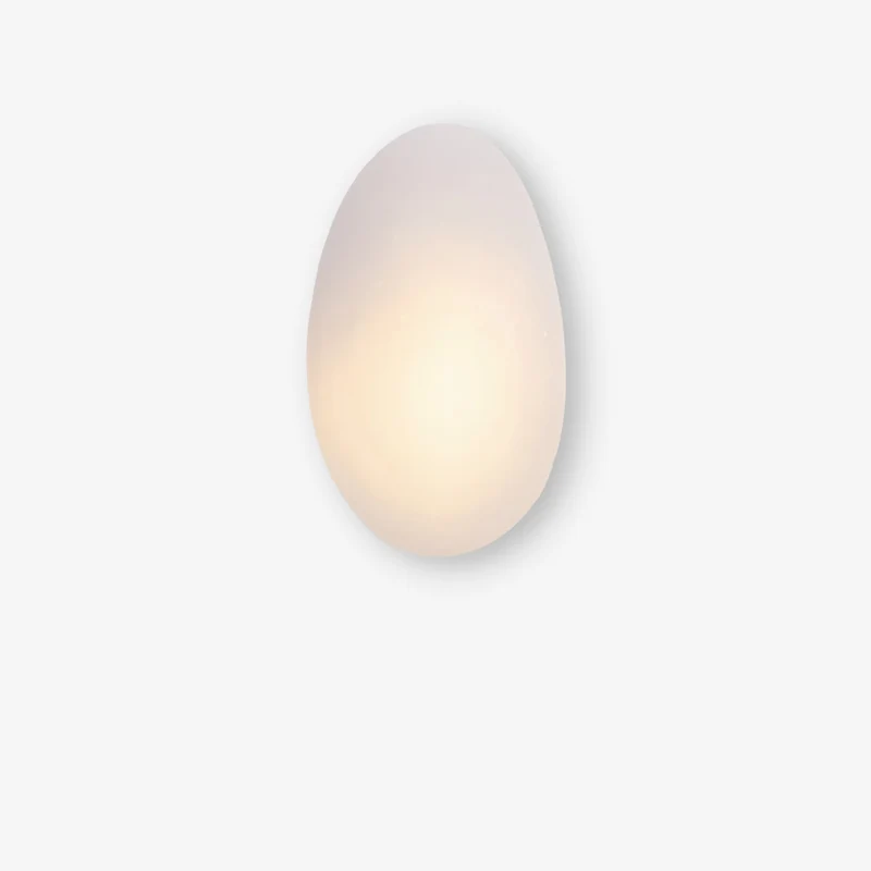 Glazen Wandlamp LED Warm Licht Metalen Rand Woonkamer Slaapkamer Hal Scandinavisch Design Modern Interieur | Sansoti