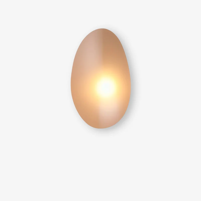 Glazen Wandlamp LED Warm Licht Metalen Rand Woonkamer Slaapkamer Hal Scandinavisch Design Modern Interieur | Sansoti