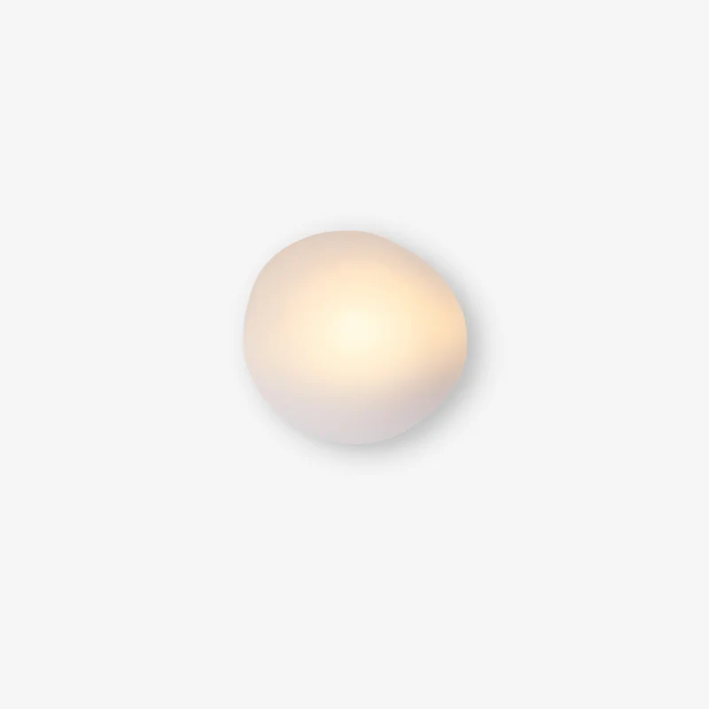 Glazen Wandlamp LED Warm Licht Metalen Rand Woonkamer Slaapkamer Hal Scandinavisch Design Modern Interieur | Sansoti