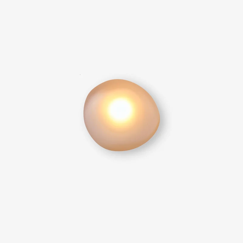 Glazen Wandlamp LED Warm Licht Metalen Rand Woonkamer Slaapkamer Hal Scandinavisch Design Modern Interieur | Sansoti