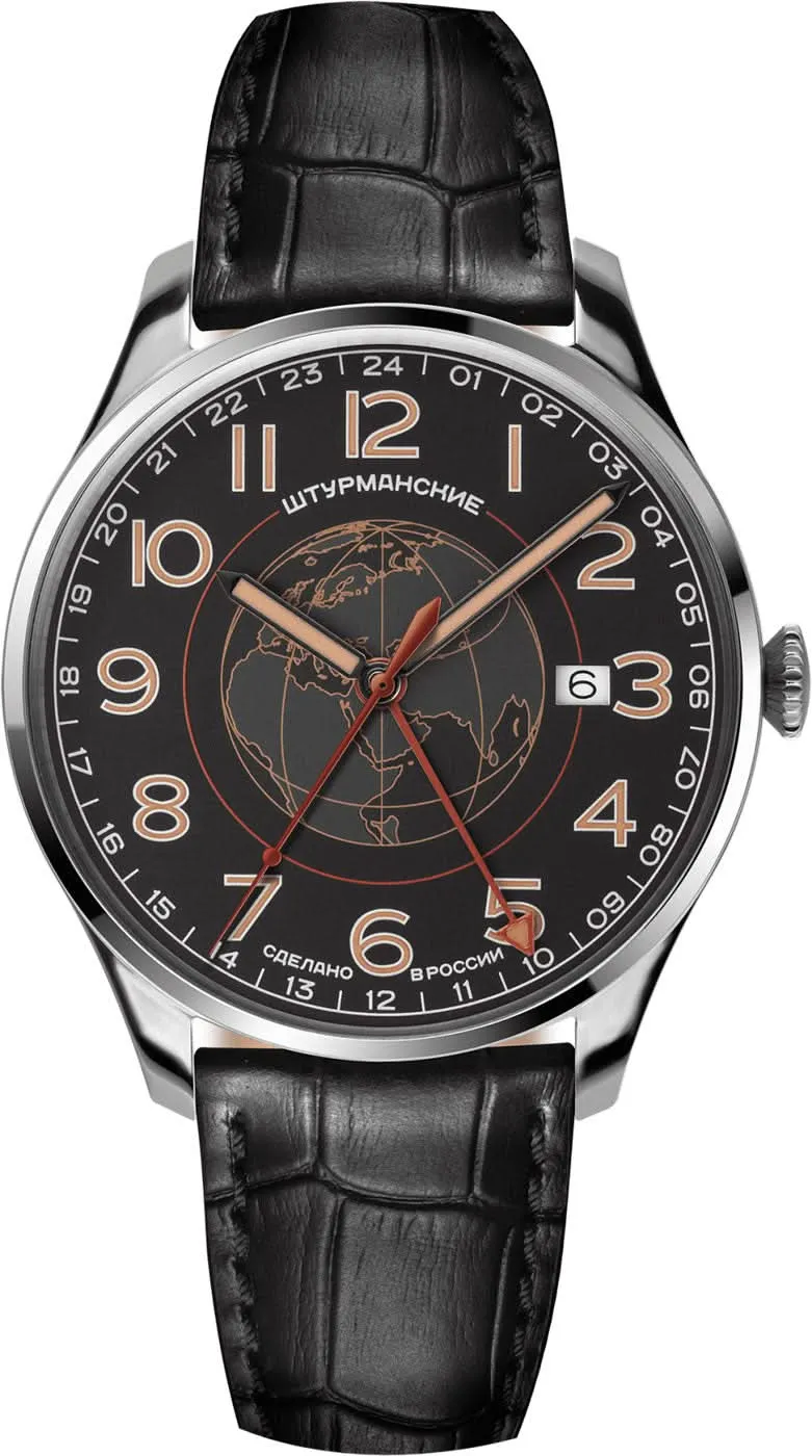 Sturmanskie Sputnik GMT 51524-1071663 Herrenuhr • Weltraum-Historie • GMT-Funktion
