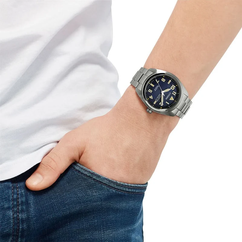 Citizen BM8560-88LE Herren Uhr • Eco-Drive Antrieb • Super Titanium