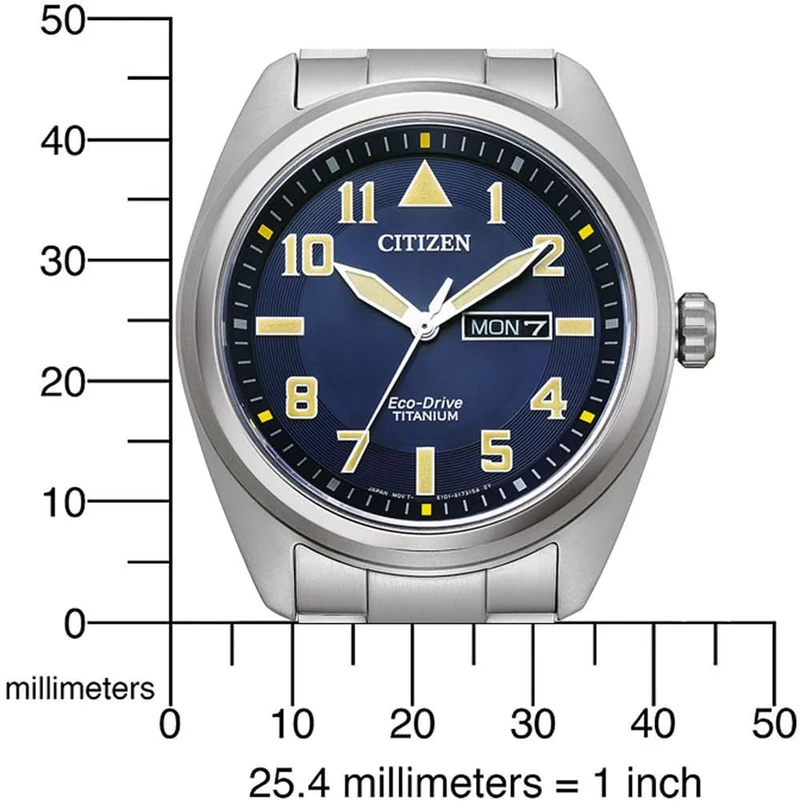 Citizen BM8560-88LE Herren Uhr • Eco-Drive Antrieb • Super Titanium