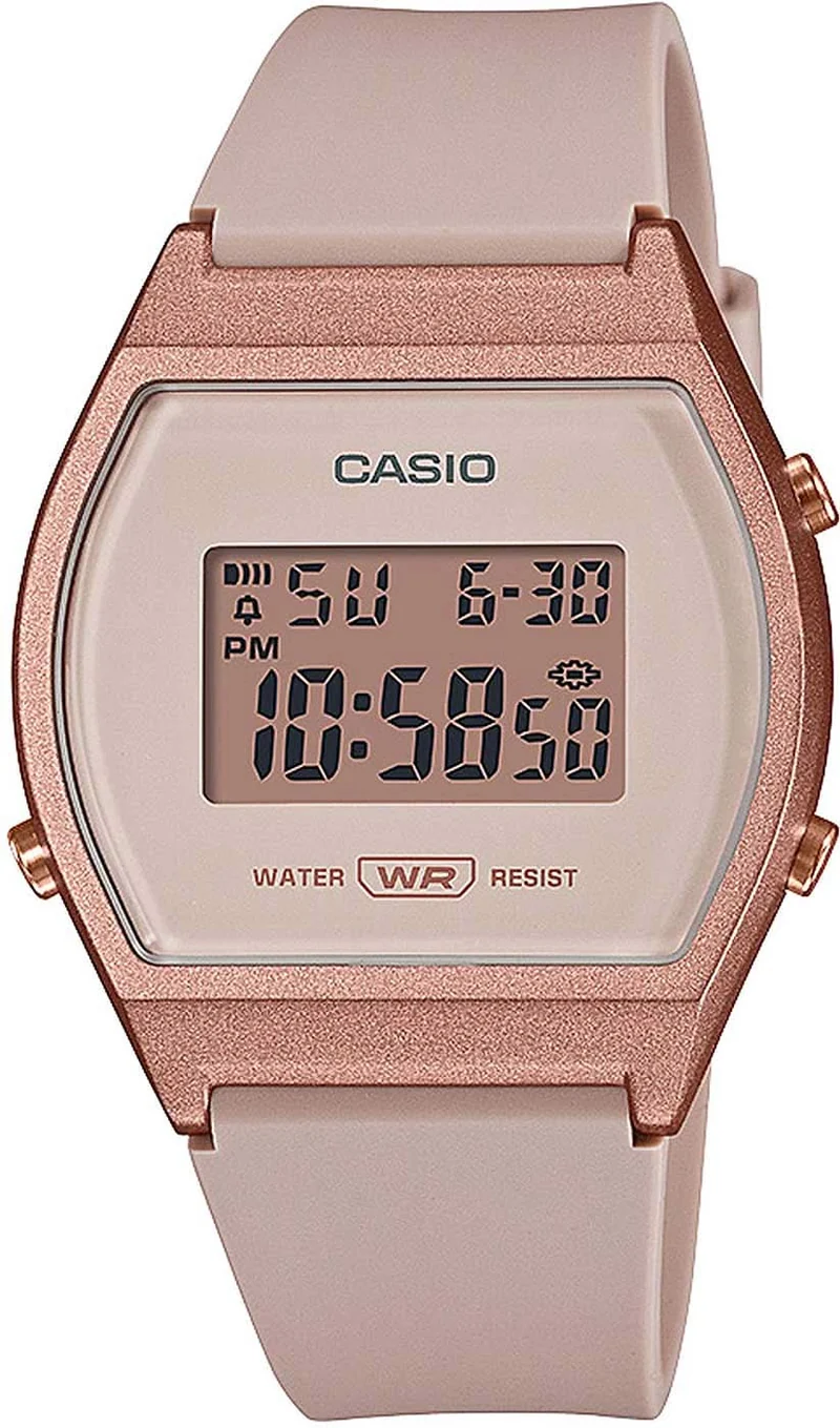 Casio Collection LW-204-4AEF Damenuhr • Kultiges Retro-Design • Digitale Funktionen