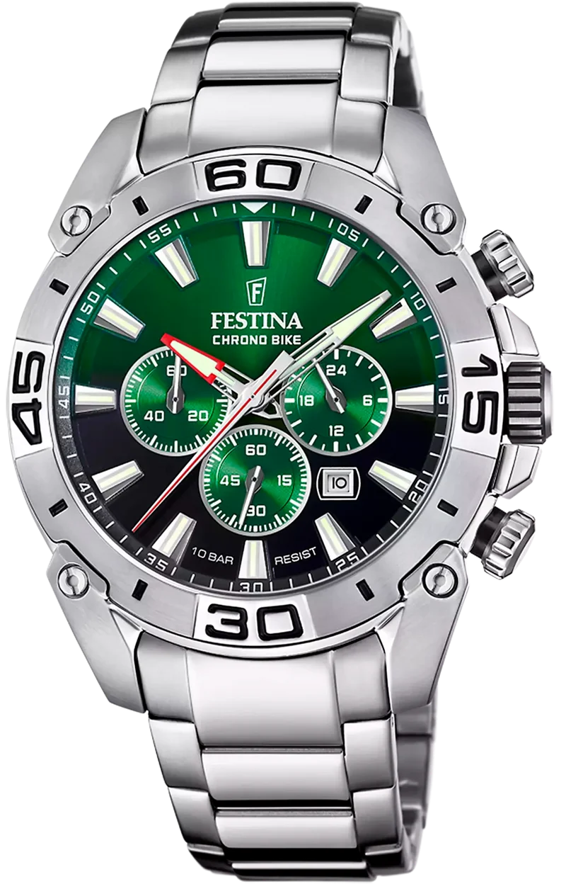 Festina Chrono Bike F20543/3 Herrenuhr • Sportliches Chronographen-Design • Hochwertiger Edelstahl