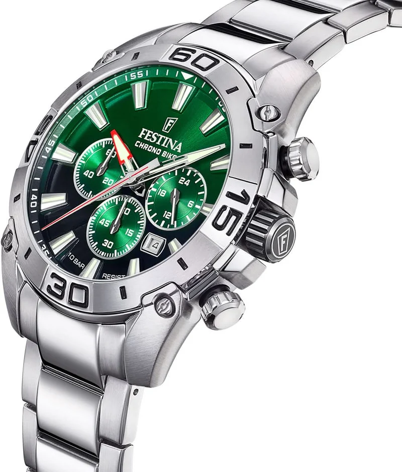 Festina Chrono Bike F20543/3 Herrenuhr • Sportliches Chronographen-Design • Hochwertiger Edelstahl