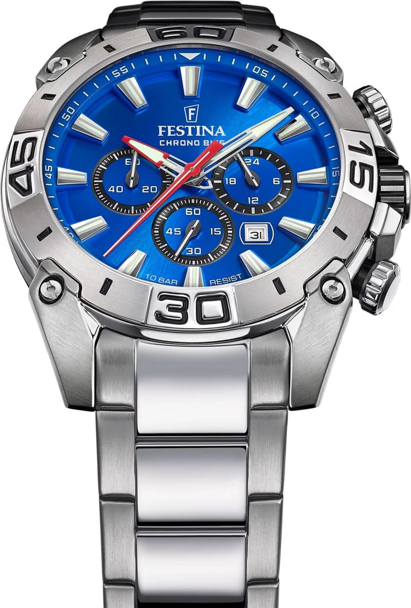Festina Chrono Bike F20543/2 Herrenuhr • Sportliches Design • Edelstahl