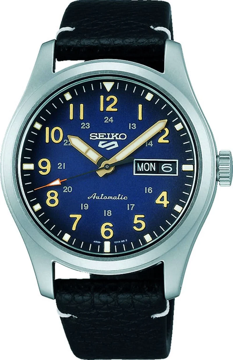 Seiko Seiko 5 Sports SRPG39K1 Herrenuhr • Automatikwerk • Lederarmband