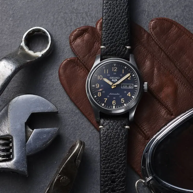 Seiko Seiko 5 Sports SRPG39K1 Herrenuhr • Automatikwerk • Lederarmband