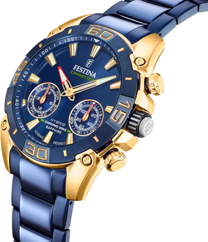 Festina Chrono Bike F20547/1 Herrenuhr • Hybrid-Technologie • Saphirglas