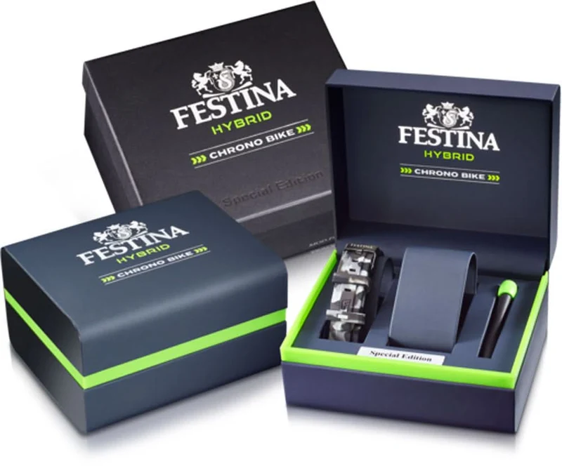 Festina Chrono Bike Connected F20545/1 Herrenuhr • Saphirglas • Hybrid-Technologie