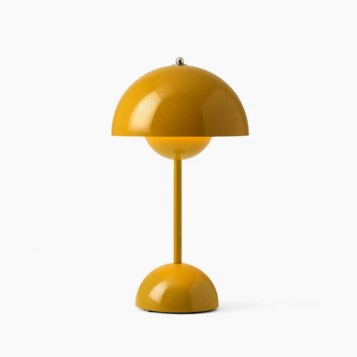 Draadloze LED Tafellamp met Dimfunctie – Sculpturaal Mushroom Design in 9 Kleuren | Sansoti