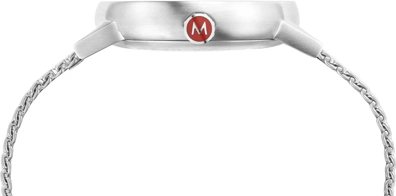 Mondaine Evo2 MSE.40210.SM Unisex-Uhr • Schweizer Bahnhofsuhr-Design • Big Date