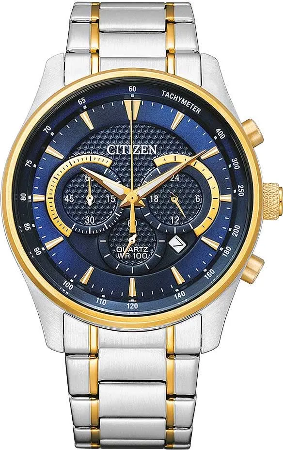 Citizen AN8194-51L Herrenuhr • Chronograph • Edelstahl