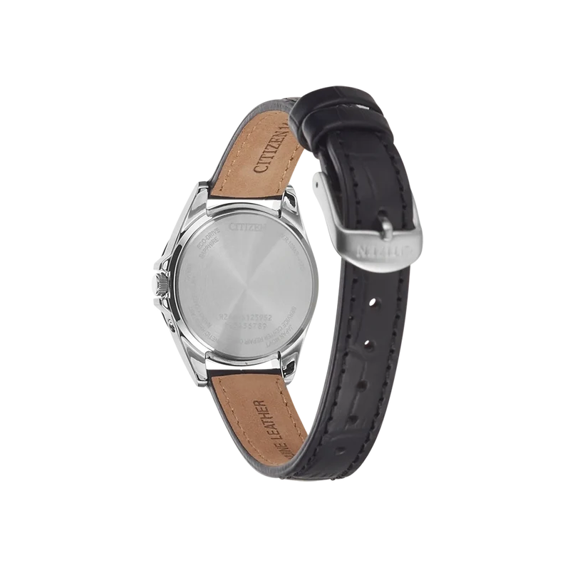 Citizen EC1180-14A Uhr • Radio Controlled • Schwarzes Lederband