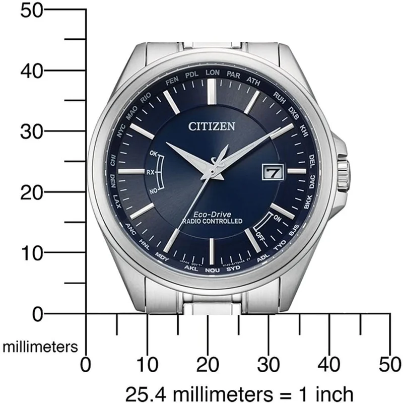 Citizen CB0250-84L Herrenuhr • Eco-Drive Funk & Solar • Kratzfestes Saphirglas