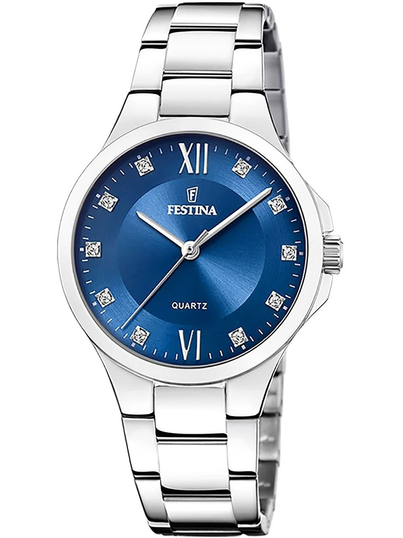 Festina Mademoiselle F20582/3 Damenuhr Blau • Mineralglas • Edelstahlgehäuse