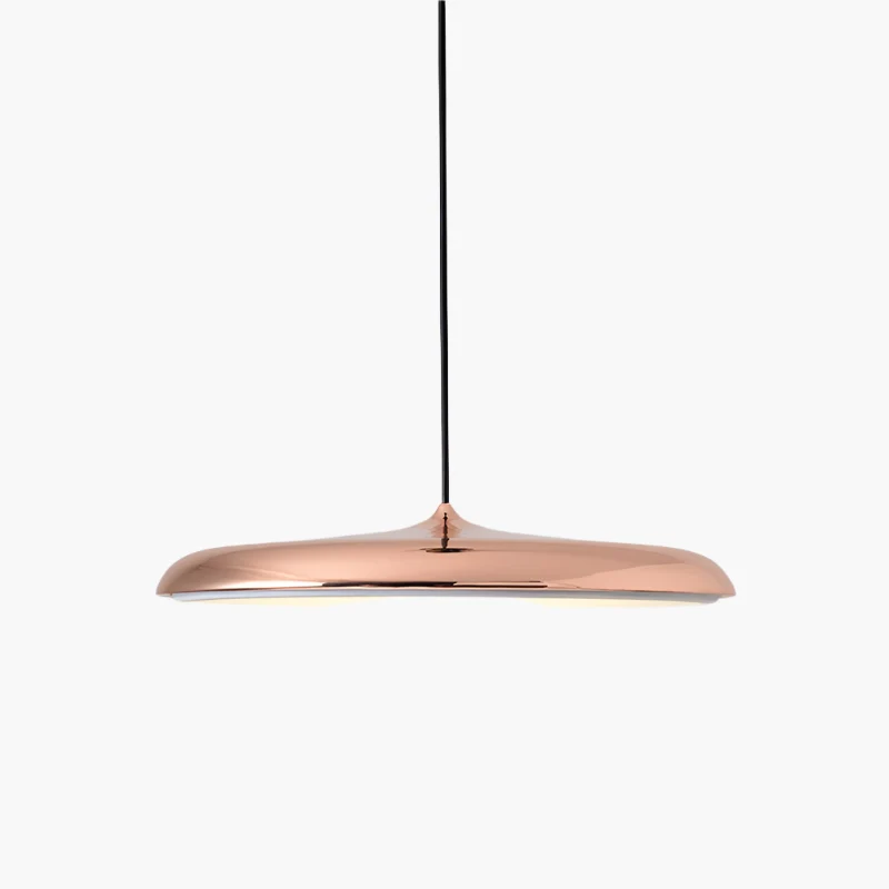 Scandinavische Hanglamp LED Minimalistisch Wit Zwart Grijs Blauw Rosé Goud voor Eettafel Woonkamer Modern Energiezuinig Verlichtingsdesign Ø25cm Ø40cm Aluminium | Sansoti