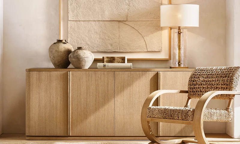Geometrische Glazen Tafellamp met Linnen Kap 76cm Hoog Warm Wit Licht voor Woonkamer Slaapkamer Sfeervol Design | Sansoti