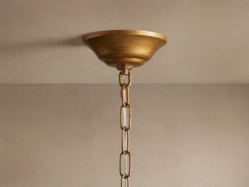 Keramische Kroonluchter met 160 Bladmotieven 106 cm Messing Ivoor Brons Ebben Woonkamer Eetkamer Plantinspiratie | Sansoti