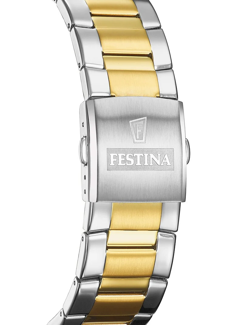 Festina Chrono Sport F20562/4 Herrenuhr Bicolor • Tachymeter-Lünette • Chronograph mit Datum