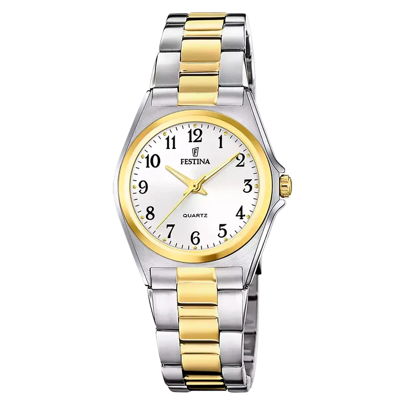 Festina Klassik F20556/1 Damen • Mineralglas • Bicolor-Edelstahlarmband