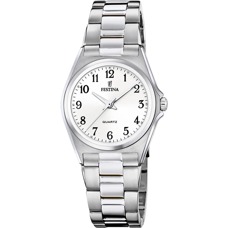 Festina Classics F20553/1 Damenuhr Weiß • Mineralglas • Quarzwerk