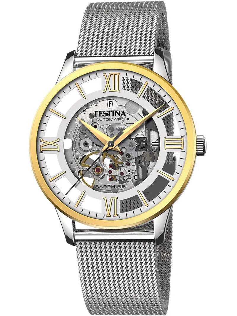 Festina Skeleton F20537/1 Herren • Saphirglas • Automatikwerk mit Sichtboden
