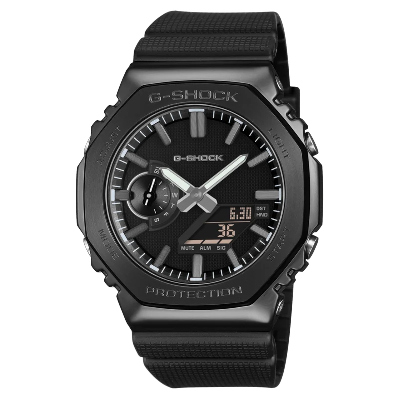 Casio G-SHOCK GM-2100LXB-1AER Herrenuhr • Mattschwarzes Zifferblatt • Bio-Harz-Armband