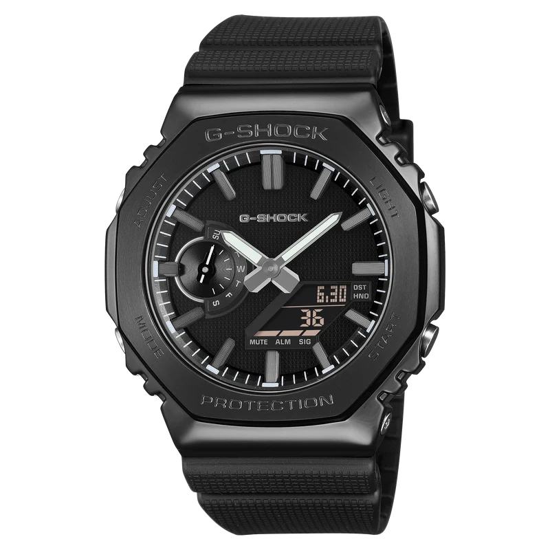 Casio G-SHOCK GM-2100LXB-1AER Herrenuhr • Mattschwarzes Zifferblatt • Bio-Harz-Armband