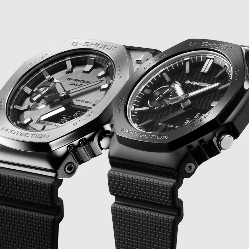Casio G-SHOCK GM-2100LXB-1AER Herrenuhr • Mattschwarzes Zifferblatt • Bio-Harz-Armband