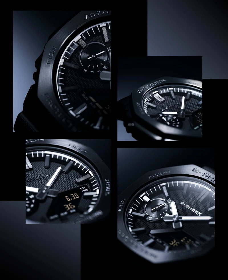 Casio G-SHOCK GM-2100LXB-1AER Herrenuhr • Mattschwarzes Zifferblatt • Bio-Harz-Armband