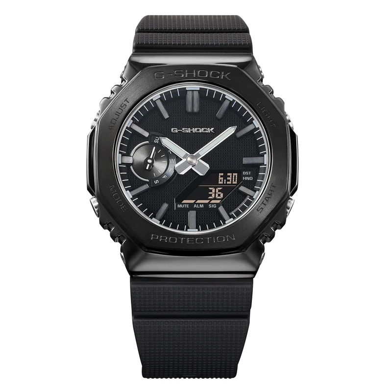 Casio G-SHOCK GM-2100LXB-1AER Herrenuhr • Mattschwarzes Zifferblatt • Bio-Harz-Armband
