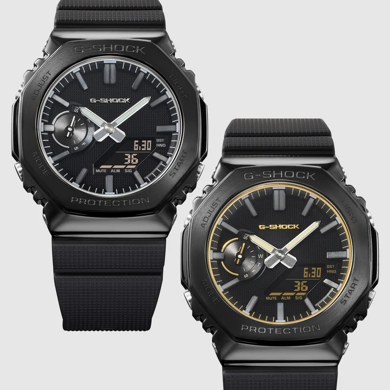 Casio G-SHOCK GM-2100LXB-1A9ER Herrenuhr Schwarz/Gold • Mineralglas • 20 BAR wasserdicht