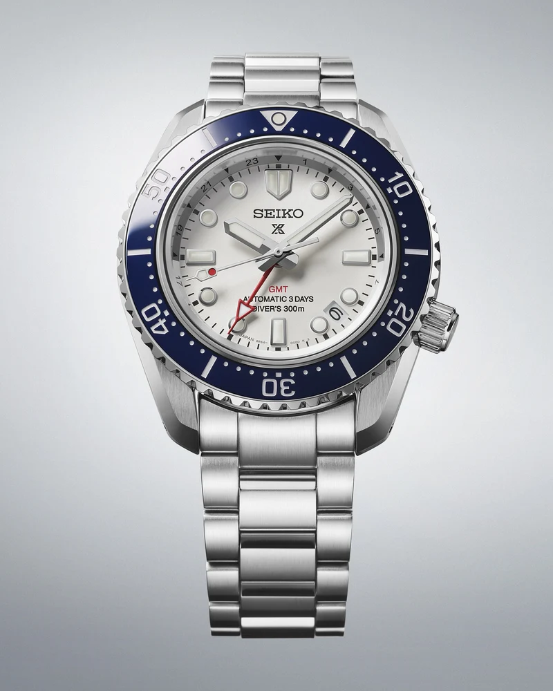 Seiko Prospex 1968 Heritage Diver's GMT SPB519 Herrenuhr Weiß • Automatik GMT-Werk • 300 m Wasserdicht