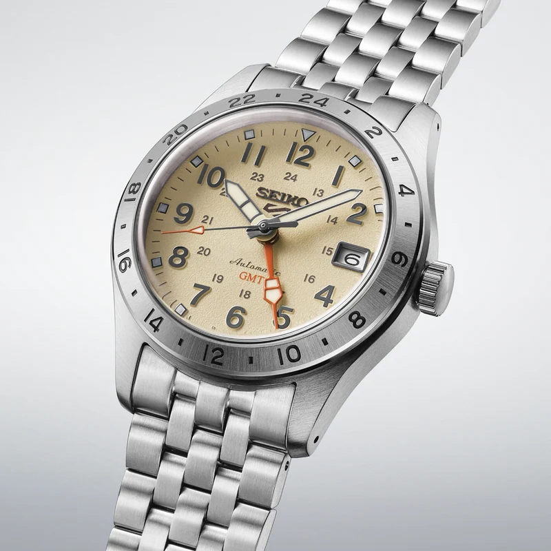Seiko 5 Sports HDB002K1 Herren Armbanduhr • Automatikwerk mit GMT • Saphirglas Hardlex