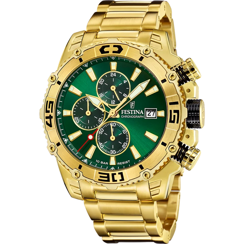 Festina Prestige F20492/3 Herrenuhr • Saphirglas • Edelstahlarmband