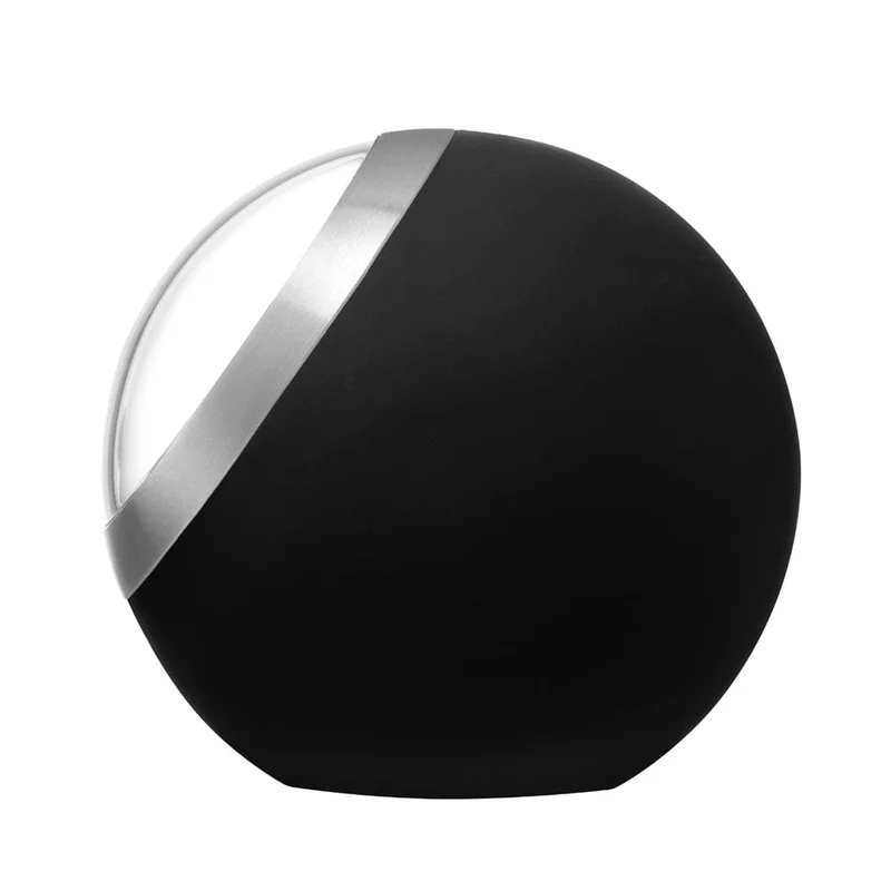 Mondaine Globe Clock A660.30335.16SBO Tischuhr Schwarz • Schweizer Quarzwerk • Bauhaus-Design