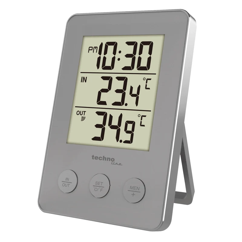 Wetterstation - Innen-/Außentemperatur - Zeitanzeige - Technoline WS 9175