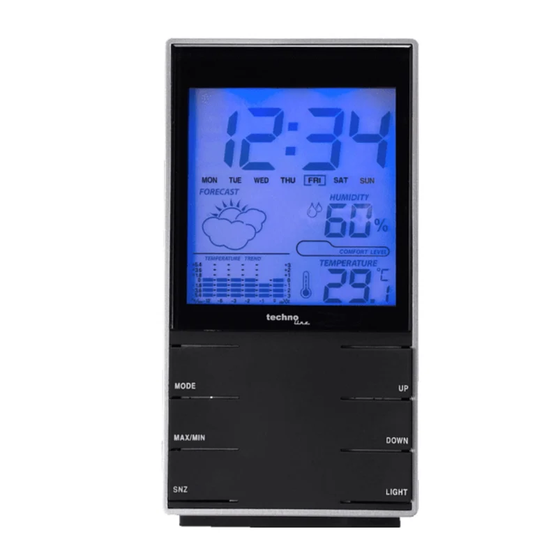 Digitale Thermometer-/Hygrometer-Wetterstation - Technoline WS 9120