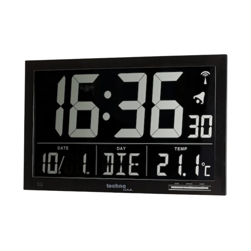 Funk Wand-/Tischuhr - Datum - Temperatur - Alarmfunktion - Technoline WS 8007