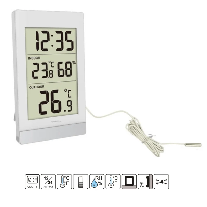 Wetterstation - Innen- und Außentemperatur - Innenluftfeuchtigkeit - Technoline WS 7039