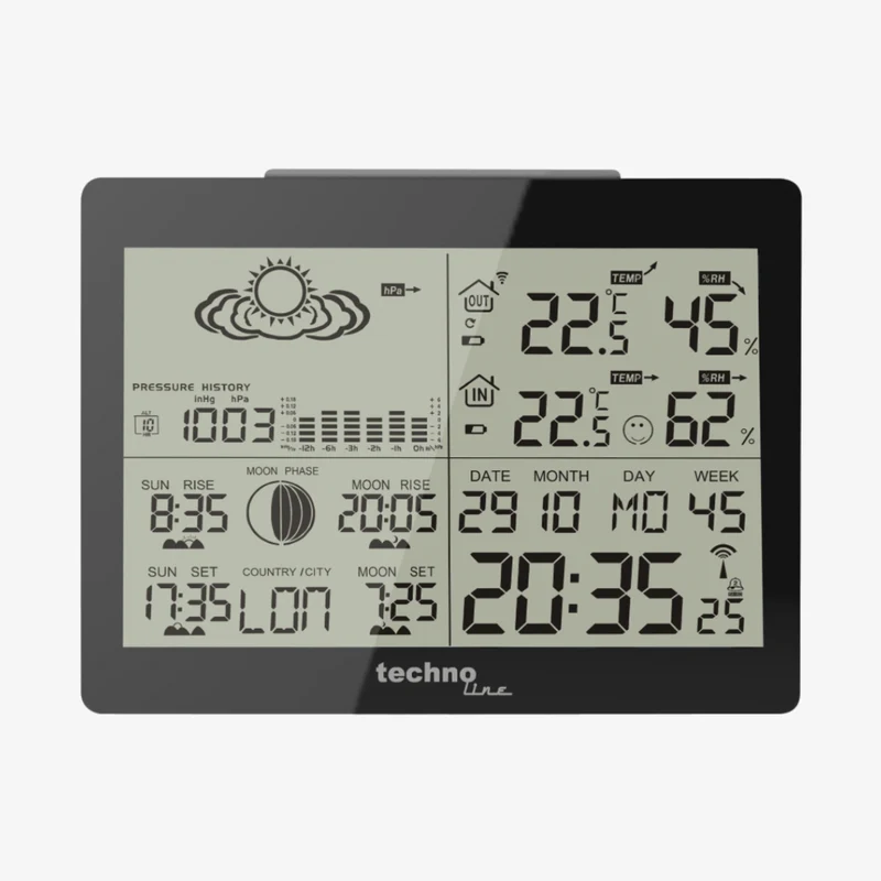 Wetterstation - Funkuhr - Technoline WS 6760