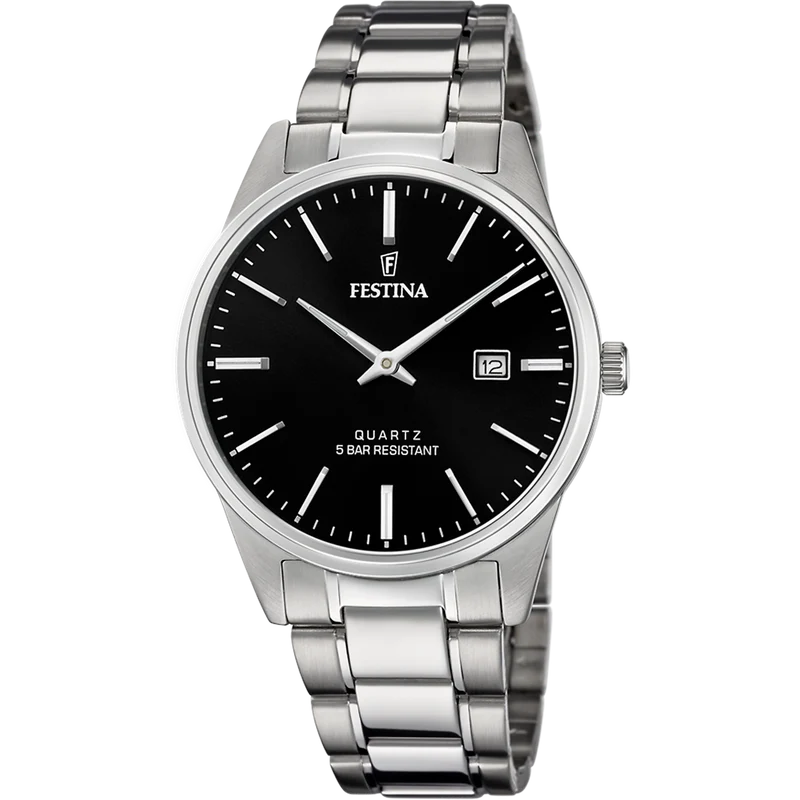 Festina Classics F20511/4 Herrenuhr Schwarz • Mineralglas • Quarzwerk MIYOTA