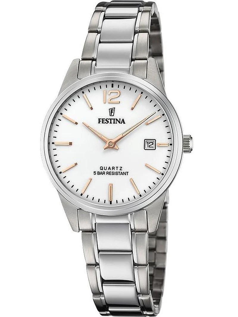 Festina Classics F20509/2 Damenuhr Silber • Mineralglas • Japanisches Quarzwerk