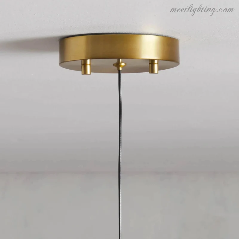 LED Hanglamp Gezaaid Glas Druppelvorm Dimbaar Verstelbaar Messing Brons Nikkel Eetkamer Woonkamer Modern | Sansoti