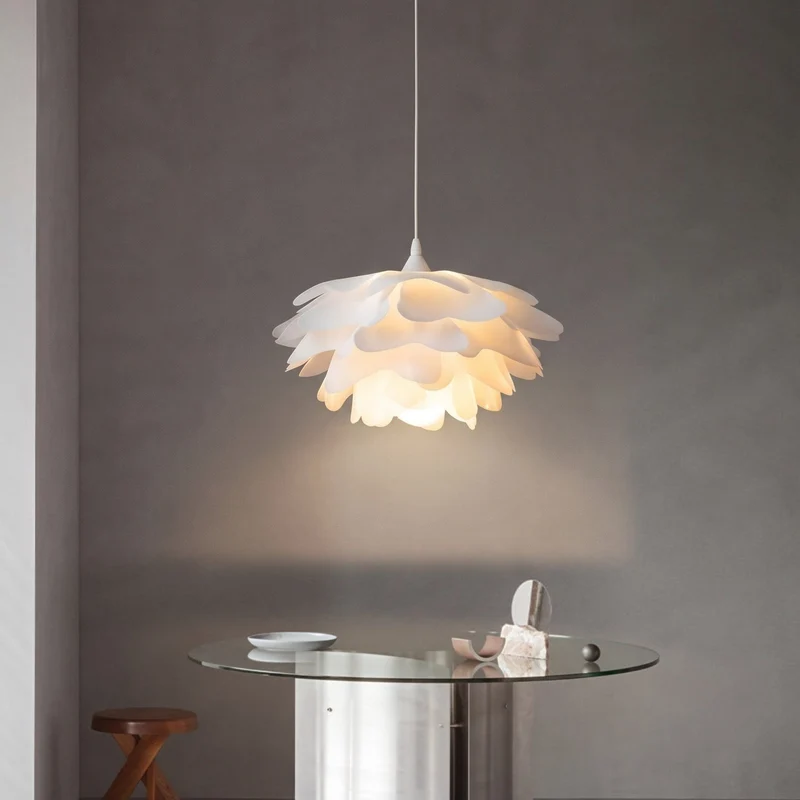 Bloesemvormige Hanglamp met Matte Afwerking en Warm LED-Licht voor Eettafel Woonkamer Slaapkamer en Eetkamer | Sansoti