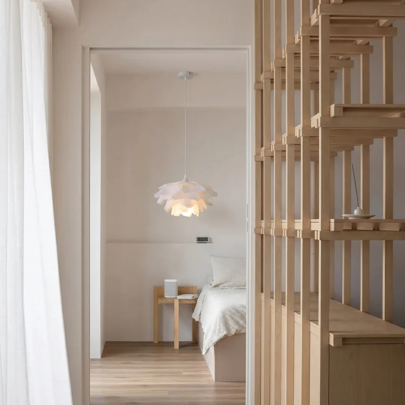 Bloesemvormige Hanglamp met Matte Afwerking en Warm LED-Licht voor Eettafel Woonkamer Slaapkamer en Eetkamer | Sansoti