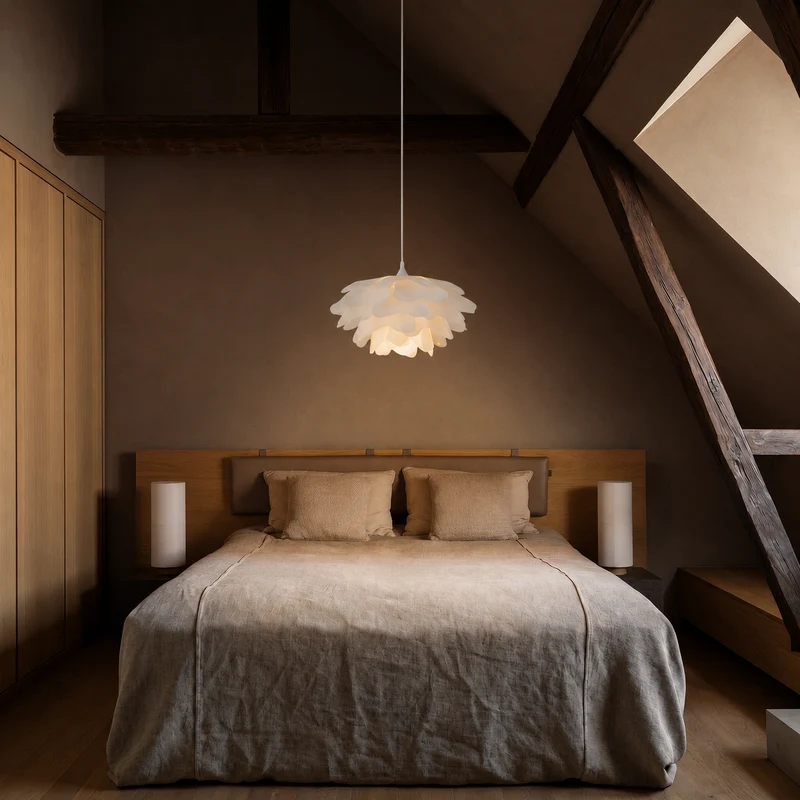 Bloesemvormige Hanglamp met Matte Afwerking en Warm LED-Licht voor Eettafel Woonkamer Slaapkamer en Eetkamer | Sansoti