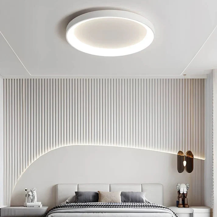 Moderne Plafondlamp met Cirkelvorm E27 Fitting voor Eetkamer Woonkamer Scandinavisch Design LED Dimbaar | Sansoti